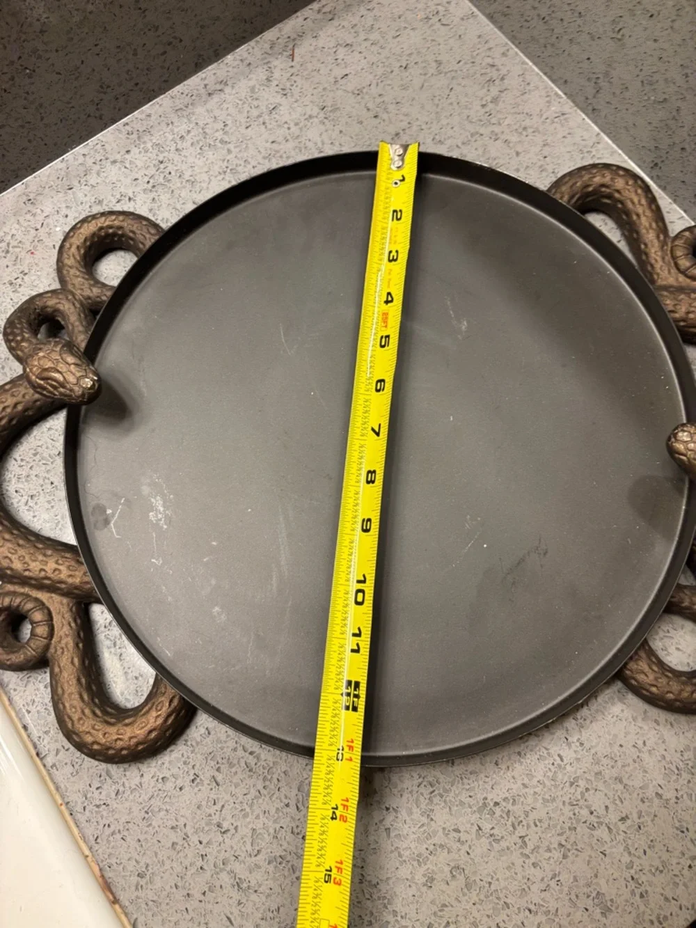 West Elm Halloween Metal Snake Serving Tray